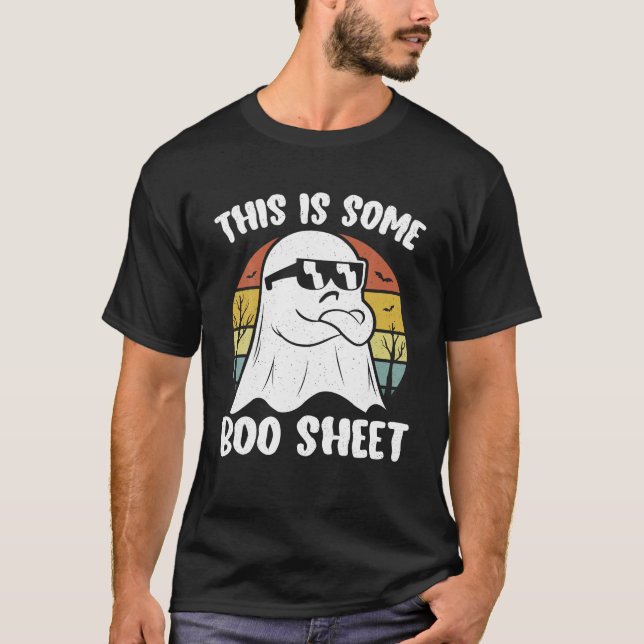 Camiseta Este É Um Presente Engraçado De Boo Sheet Hallowee (Frente)