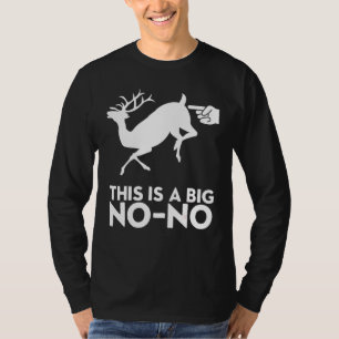 Camiseta Este É Um Toque Grande Sem Bumbum