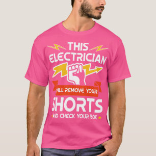 Camiseta Este eletricista remove seu técnico do Shorts gif