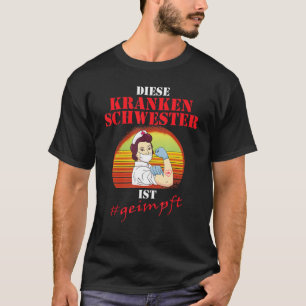 Camiseta Este Enfermeiro Está Vacinado À Vacinação 2021