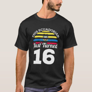 Camiseta Este Equatoriano Acabou De Virar 16 Nascimentos Do