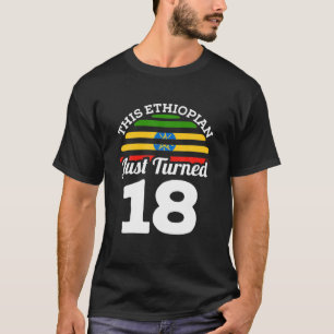 Camiseta Este Etíope Acabou De Transformar 18 Etíopes 18º N