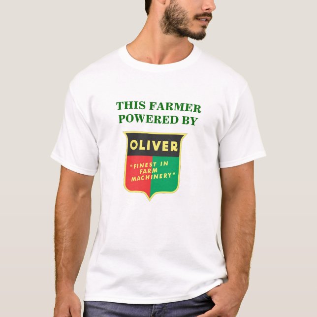 Camiseta Este fazendeiro psto por Oliver! (Frente)