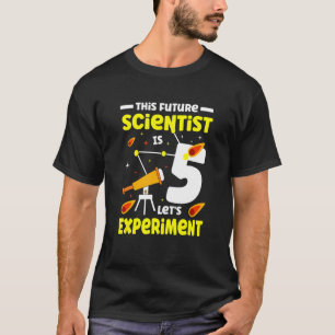 Camiseta Este Futuro Cientista É 5 Experiências De Vamos Fe