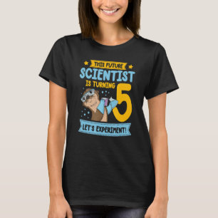 Camiseta Este Futuro Cientista Está Transformando 5 Experim