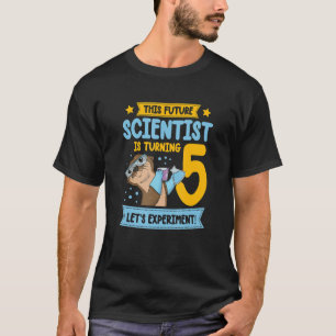 Camiseta Este Futuro Cientista Está Transformando 5 Experim