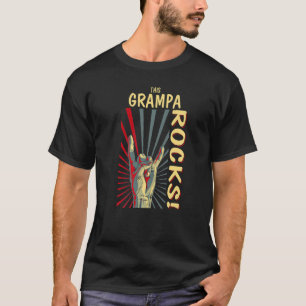 Camiseta Este Grampa Rocks Retro Concert 70s 80s
