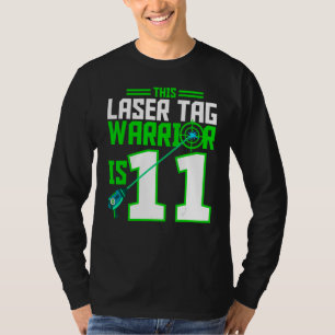 Camiseta Este Guerreiro de Etiquetas Laser é 11 Festa de an