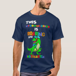 Camiseta Este hidroguerreiro está rugindo para o jardim de