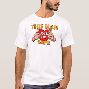 Camiseta Este homem ama sua esposa