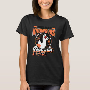 Camiseta Este Homem Conhece O Seu Pinguim Rei Pássaro P