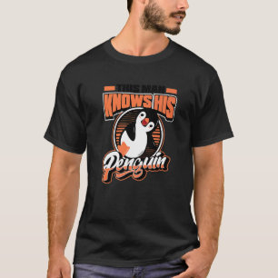 Camiseta Este Homem Conhece O Seu Pinguim Rei Pássaro P