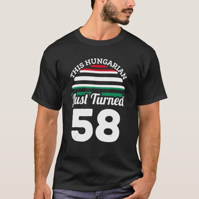 Camiseta Este Húngaro Acabou De Transformar 58 Húngaros 58  (Frente)