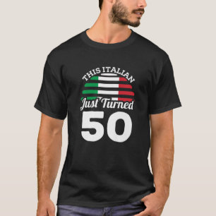 Camiseta Este Italiano Acabou De Transformar 50 Itália 50º