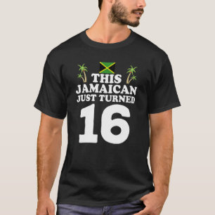 Camiseta Este jamaicano acabou de virar 16 Jamaica 16º aniv