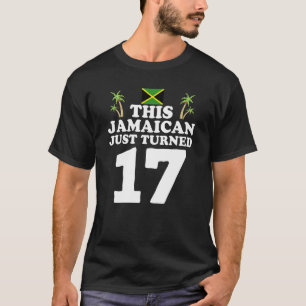 Camiseta Este jamaicano acabou de virar 17 Jamaica 17th Bir