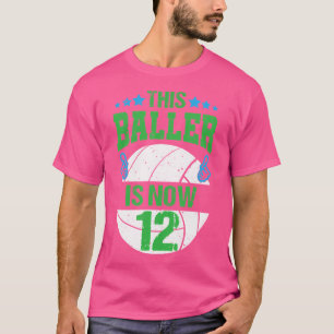 Camiseta Este Jogador Agora Tem 12 Felizes Aniversário De V
