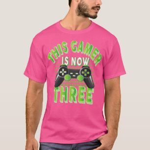Camiseta Este Jogador Agora Tem Três Anos De Jogo De Vídeo