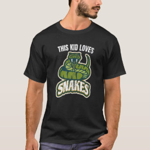 Camiseta Este Kid ama o Gráfico de Viper de Cotação Cobra C