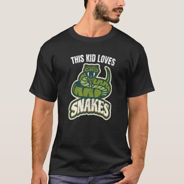 Camiseta Este Kid ama o Gráfico de Viper de Cotação Cobra C (Frente)