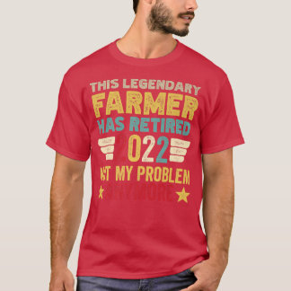 Camiseta Este lendário Farmer se aposentou, não é problema