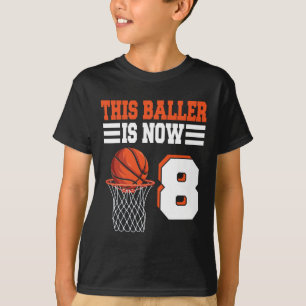 Camiseta Este Ller Agora Tem 8 Sketll Aniversário De 8 Anos