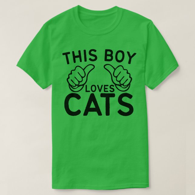 Camiseta Este Menino Adora Cat1 (Frente do Design)