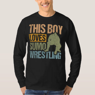 Camiseta Este Menino Adora Sumo De Luta E Luta