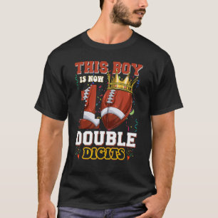 Camiseta Este Menino Agora 10 Dígitos Duplos De Futebol 10