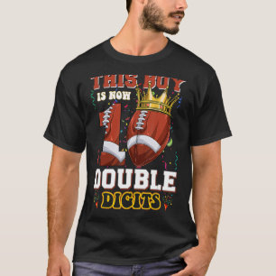 Camiseta Este Menino Agora 10 Dígitos Duplos De Futebol 10 