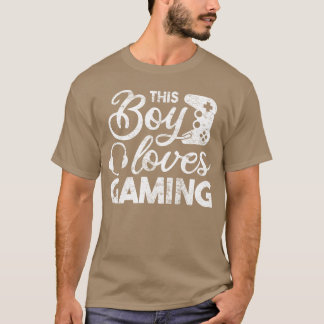 Camiseta Este Menino Ama Amigos Gamer