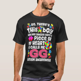 Camiseta Este Menino Me Chama de Lutador GG Conscientização