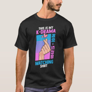 Camiseta Este Meu Drama K Assistindo Drama Coreano