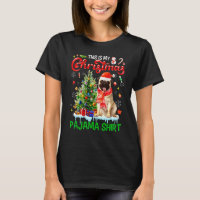 Este Meu Natal Pajama Pug Scarf Papais noeis Xmas