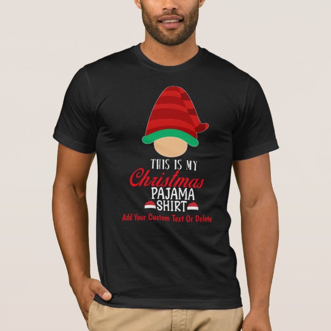 Camiseta Este Meu Presente De Natal Para O Pajama Engraçado (Frente)