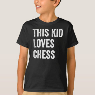 Camiseta Este Miúdo Adora Chess Lover
