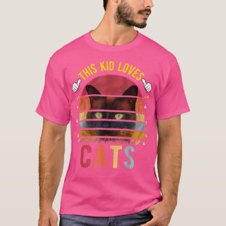 Camiseta Este Miúdo Adora Gato De Gato De Gato De Gato De G