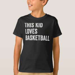 Camiseta Este Miúdo Adora O Lover De Basquete