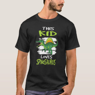 Camiseta Este Miúdo Adora Spinossauro, Eu Crianças, Eu Bebê