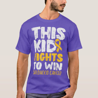 Camiseta Este Miúdo Luta Para Ganhar O Cance Da Infância