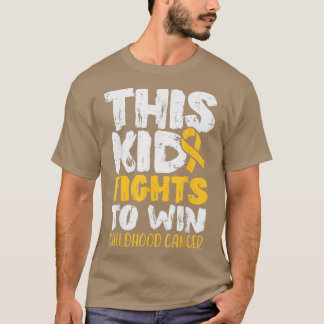 Camiseta Este Miúdo Luta Para Ganhar O Cance Da Infância 1