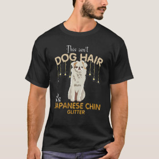Camiseta Este não é cabelo de cachorro É glitter japonês