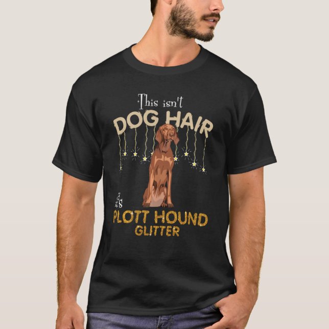Camiseta Este não é cabelo de cachorro É um suor brilhante (Frente)