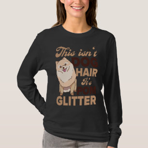 Camiseta Este Não É Cabelo De Cão É Um Cachorro De Glitas P