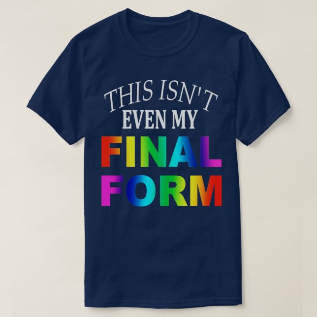 Camiseta este não é nem o meu formulário final (Frente do Design)