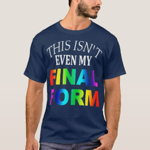Camiseta este não é nem o meu formulário final