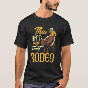 Camiseta Este não é o meu primeiro trem de rodeio