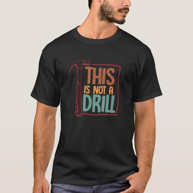 Camiseta Este Não É Um Carpinteiro De Carpinteiro (Frente)