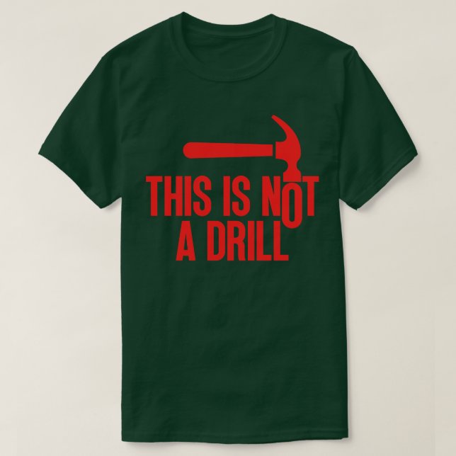 Camiseta Este Não É Um Drill 1 (Frente do Design)
