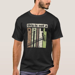 Camiseta Este não é um técnico de Piada de Pai de ferrament